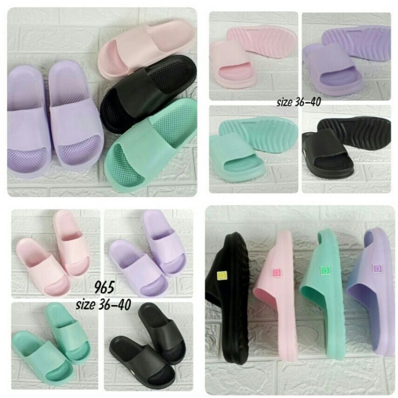 Sandal Pria wanita, Sandal Anak, Sandal Slop Rumah 36-40 Slipper Eva Soft Sendal Ringan 965