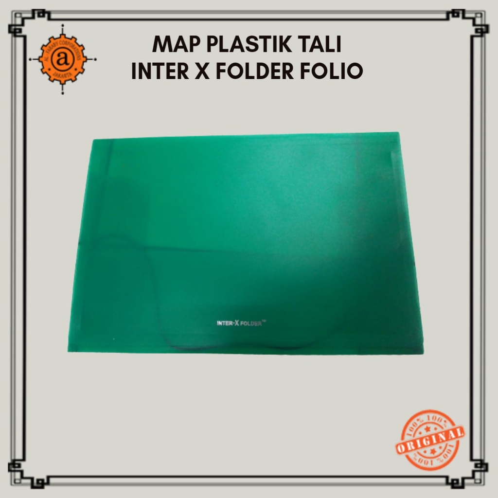 

Map Plastik Tali Inter X Folder Folio