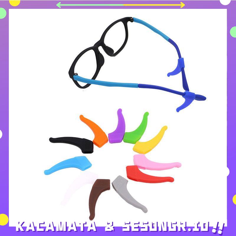 Kacamata Silicone Anti-Slip Telinga-hooks Untuk Kacamata Sunglasses - SG