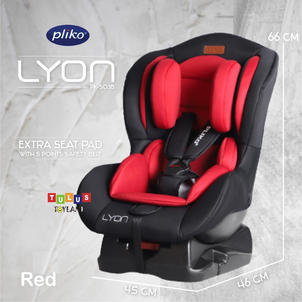 Kursi mobil Pliko LYON Car Seat PK 503B dudukan mobil anak bayi carseat pengaman balita murah