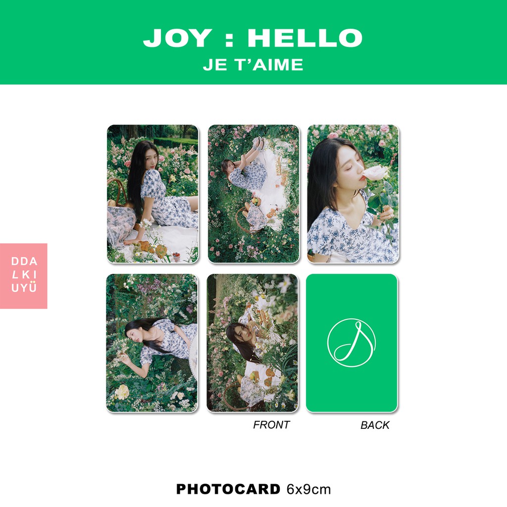 Red Velvet: JOY - photocard [HELLO] JE T'AIME