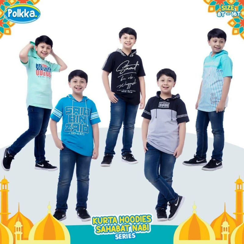 Kurta Hoodie Sahabat Nabi By Polkka