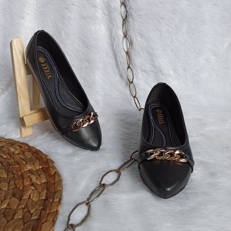 Andas Andis - Sepatu Flatshoes Wanita Chain