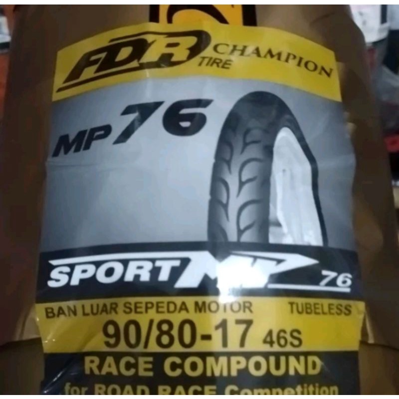 BAN FDR MP 76 90/80-17 BAN LUAR FDR MP76 SOFT COMPOUND