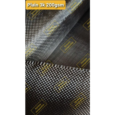 Serat Karbon Carbon Fiber PLAIN 200g