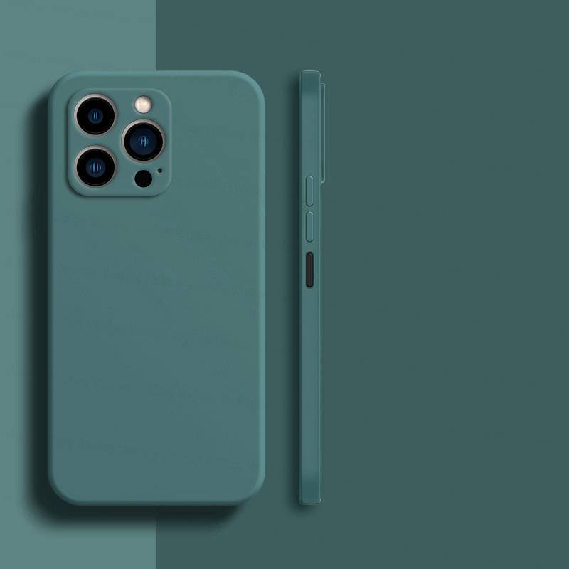 Soft Case Silikon Desain Kotak Untuk Iphone 11 12 13 Pro Max X Xs Max Xr