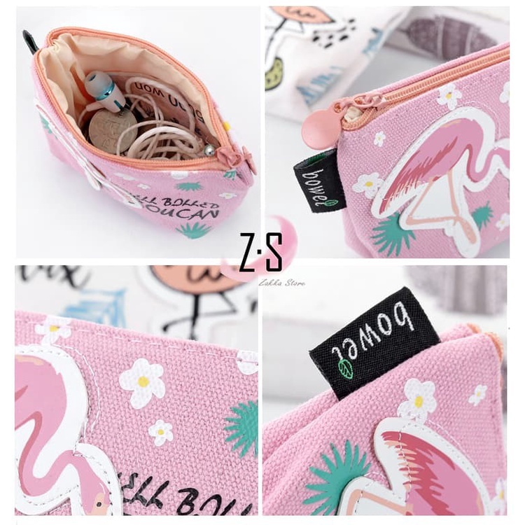 Tas Coin Bag Tas Zakka England Style Dompet Mini Bag