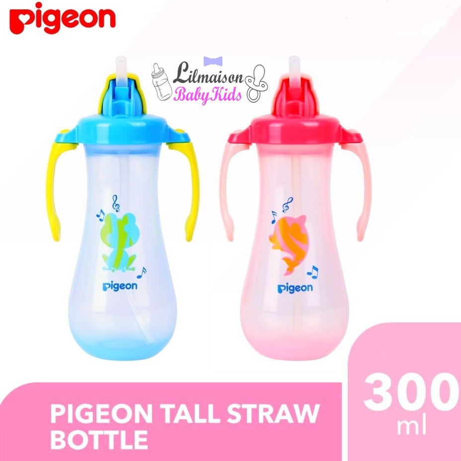 Jual Pigeon Petite Straw Bottle 150ml 150 ml / Pigeon Tall Straw Bottle