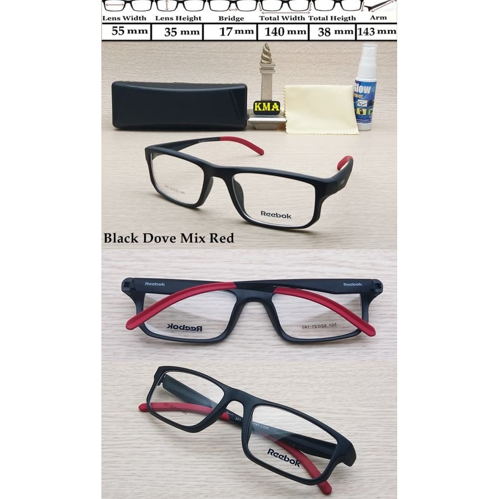 Kacamata REEBOK kacamata minus frame kacamata minus frame lensa reebok