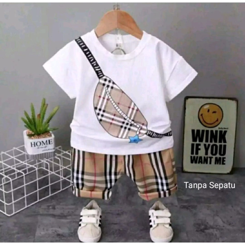 Setelan anak laki laki umur 1-5 Tahun Baju kaos anak laki laki