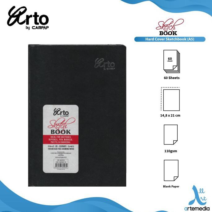

Bagus Buku Sketsa Arto A5 Hard Cover Sketchbook Terbatas
