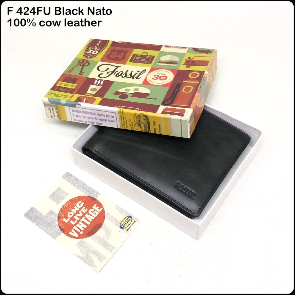 dompet pria 424FU premium quality kulit sapi asli dompet kulit dompet cowok murah