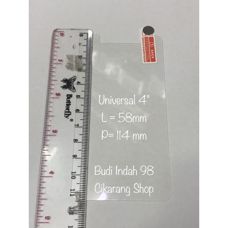 TEMPRED GLASS UNIVERSAL BENING 4&quot; 4 Inch, 4,3&quot;, 4,3 Inch TEMPERED GLASS ANTI GORES KACA