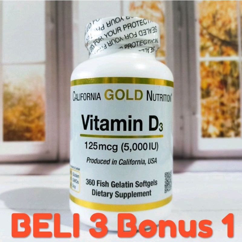 Vitamin D3 5000 iu 5000iu 125mcg California