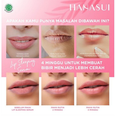 ✿ MADAME ✿ HANASUI LIP SLEEPING SERUM - SERUM BIBIR HANASUI ORIGINAL BPOM