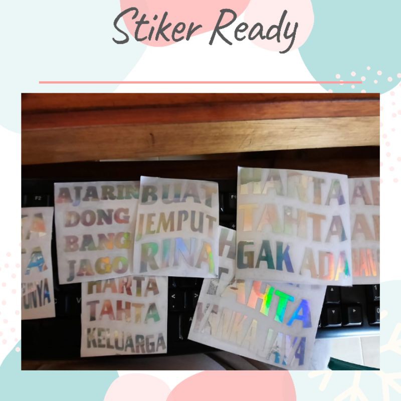 

Stiker Hologram Termurah