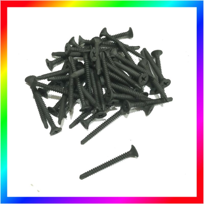 SEKRUP 50 PCS SDS 6 X 1-1/2 1.5 SELF DRILLING SCREW ROOFING