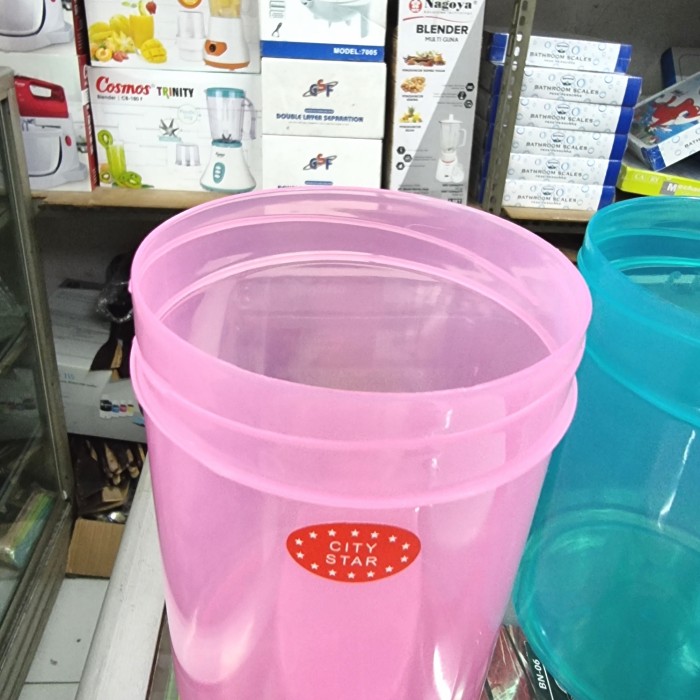 Toples Plastik Ulir Monica Warna 1000ml