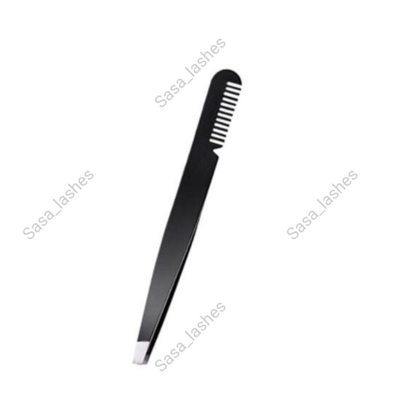 Pinset Bulu Mata/Tweezer Hitam+Sisir