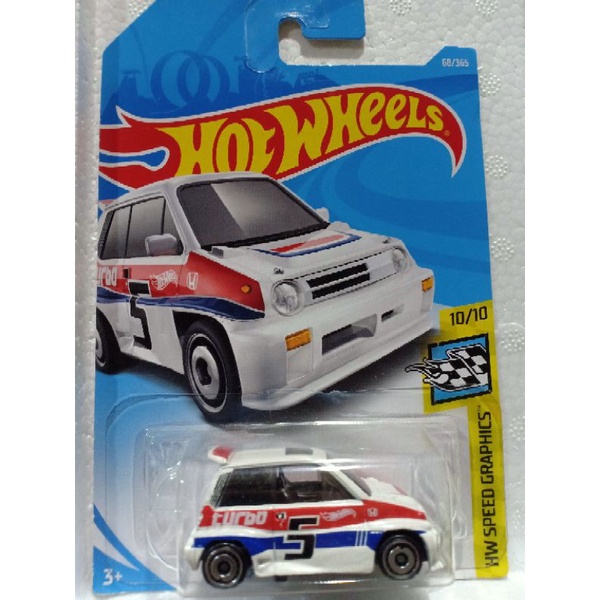 Hot Wheels '85 Honda City Turbo II (white) HW Speed Graphics