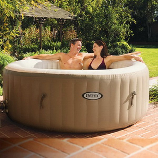 Intex Bubble Massage Pool Set Pure Spa. Kolam Karet Spa Dan Therapy. Dimensi Kolam 1.96 x 71 cm