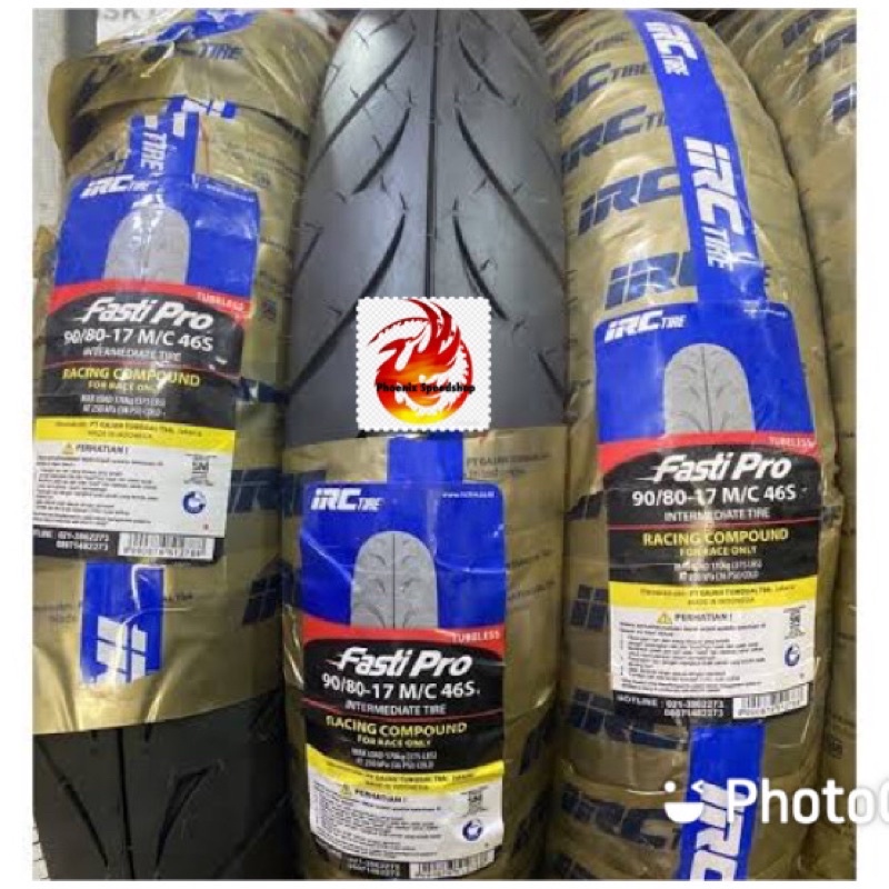 Ban Balap IRC Fasti Pro ukuran 90/80-17 (Softcompound) (Tubeless)