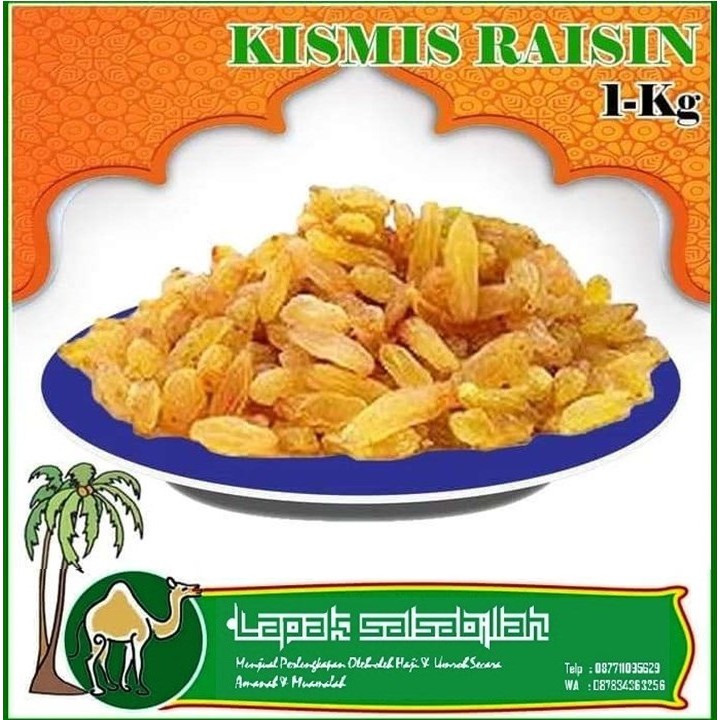 

Kismis Kristal Panjang 500gr Oleh-oleh Haji dan Umroh
