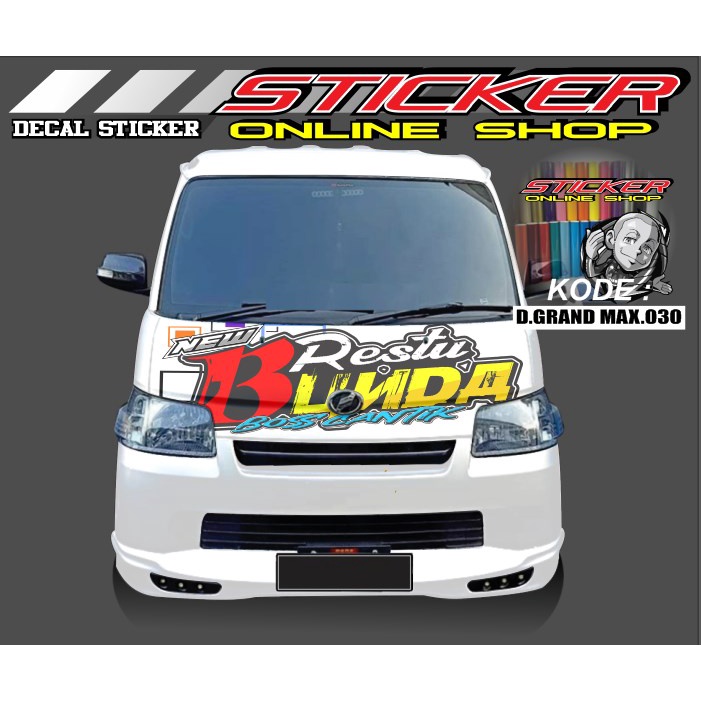 stiker decal gran max  decal cabin gran  max terbaru