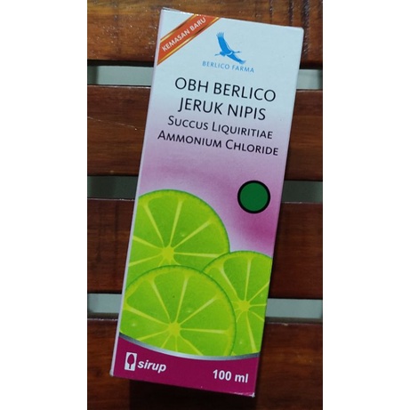 OBH BERLICO Jeruk Nipis 100 ML / Meredakan Batuk Berdahak