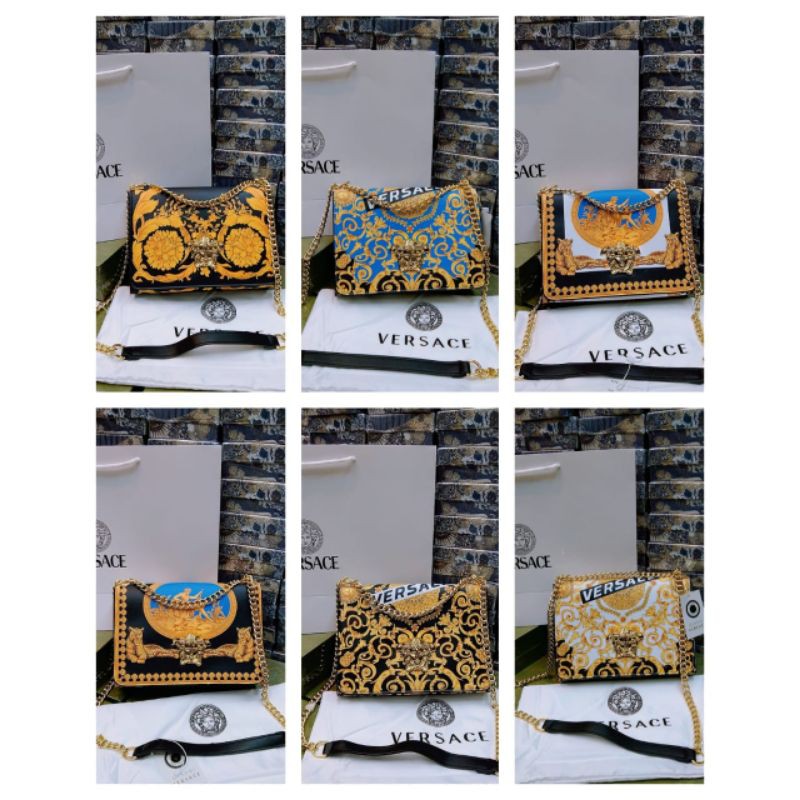 tas selempang versace impor premium