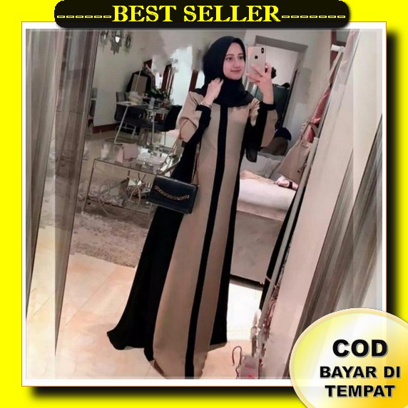 Baju Gamis Abaya Turki /Gamis Terbaru 2022Gamis Abaya Bordir Turki Hitam Terbaru | Turkey Mega Store