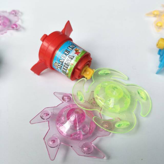 Gasing Ufo Gangsing Putar Mini Lucu Keren Mainan Anak Jadul Murah