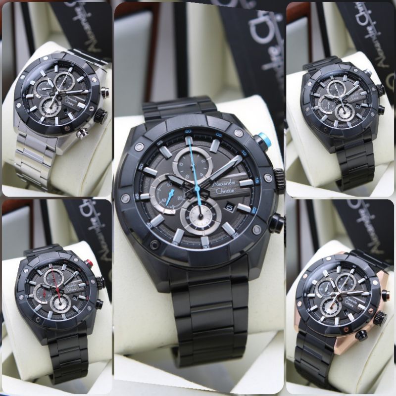 ALEXANDRE CHRISTIE 6604 / 6604MC RANTAI PRIA ORIGINAL GARANSI 1TAHUN