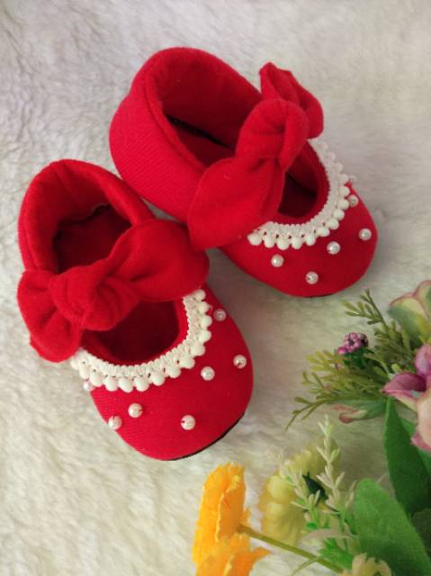 sepatu Flat bayi ( 0-14bln) bisa custom warna