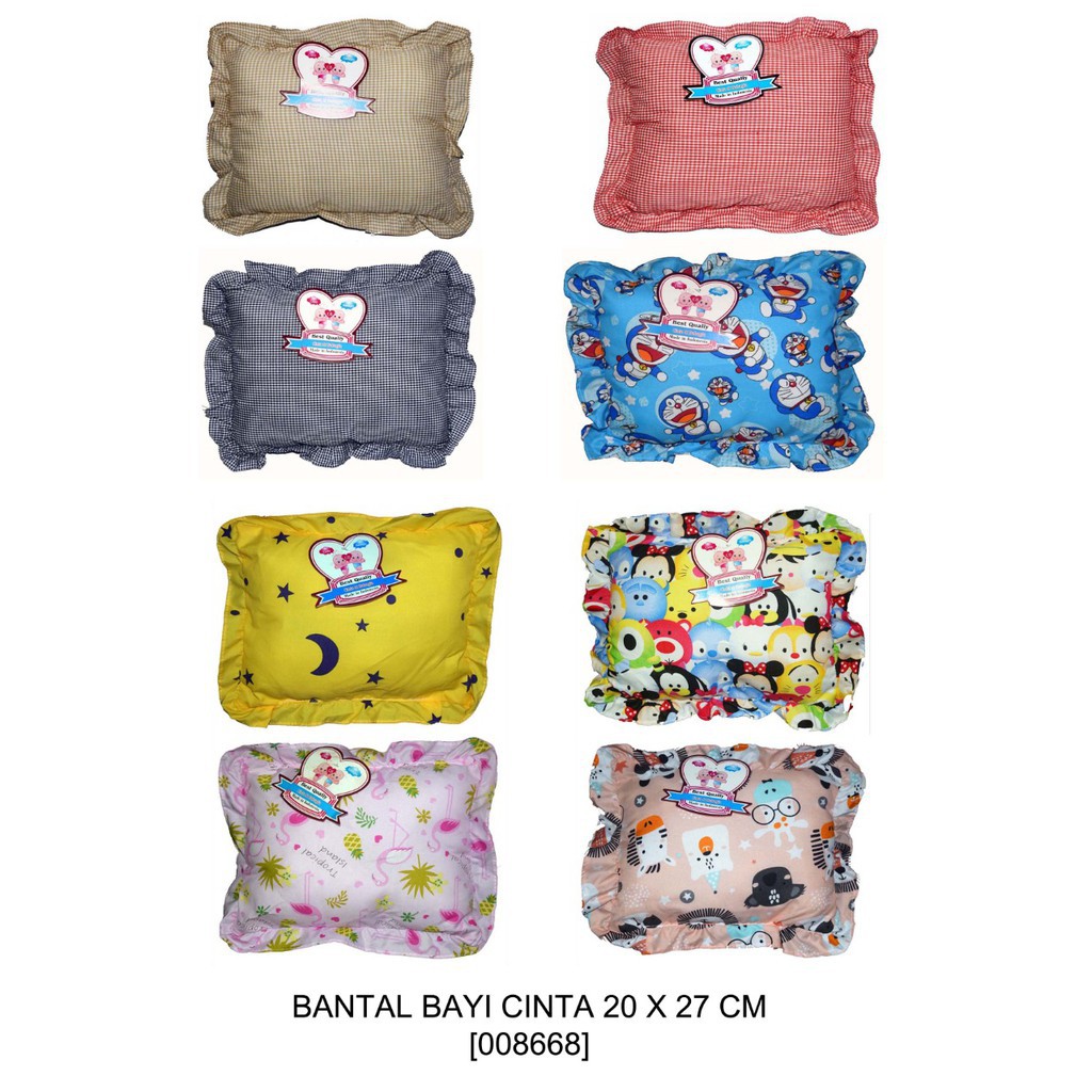 Bantal Bayi Cinta dan Bahagia | Bantal Untuk Bayi Isi Dacron