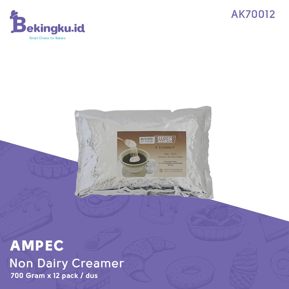 

Krimer Ampec Creamer Kemasan 700 gran