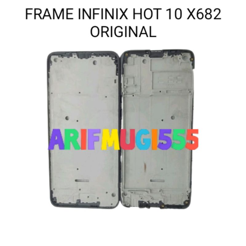 Frame Tulang Lcd Tatakan Dudukan Middle Indinix Hot 10 X682 Original