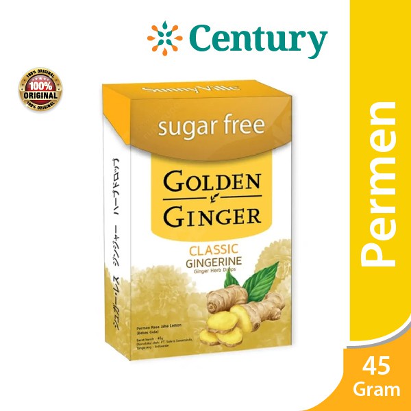 

Golden ginger lemon 45 gram / permen jahe lemon / kembang gula / pelega tenggorokkan