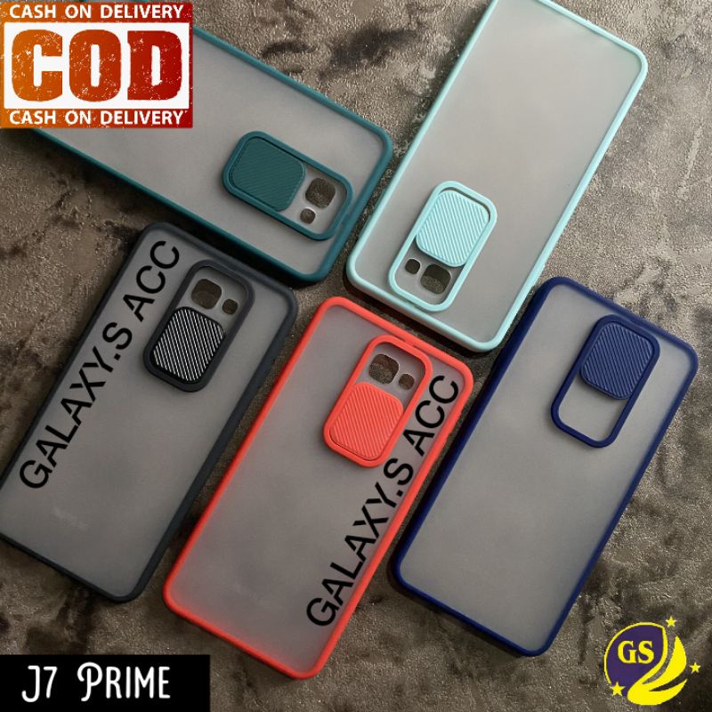 Samsung J7 prime J7 J7 Core J7 Pro J5 Prime J6 Plus J4 Plus J6 2018 J4 2018 J2 Prime Slide Case Protection Camera Matte Candy Sliding Pelindung Kamera