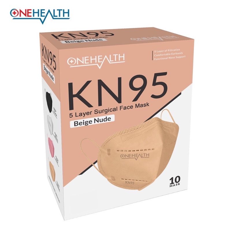 MASKER ONEHEALTH KN95 SURGICAL FACE MASK 5 LAYER/MASKER MEDIS KN95