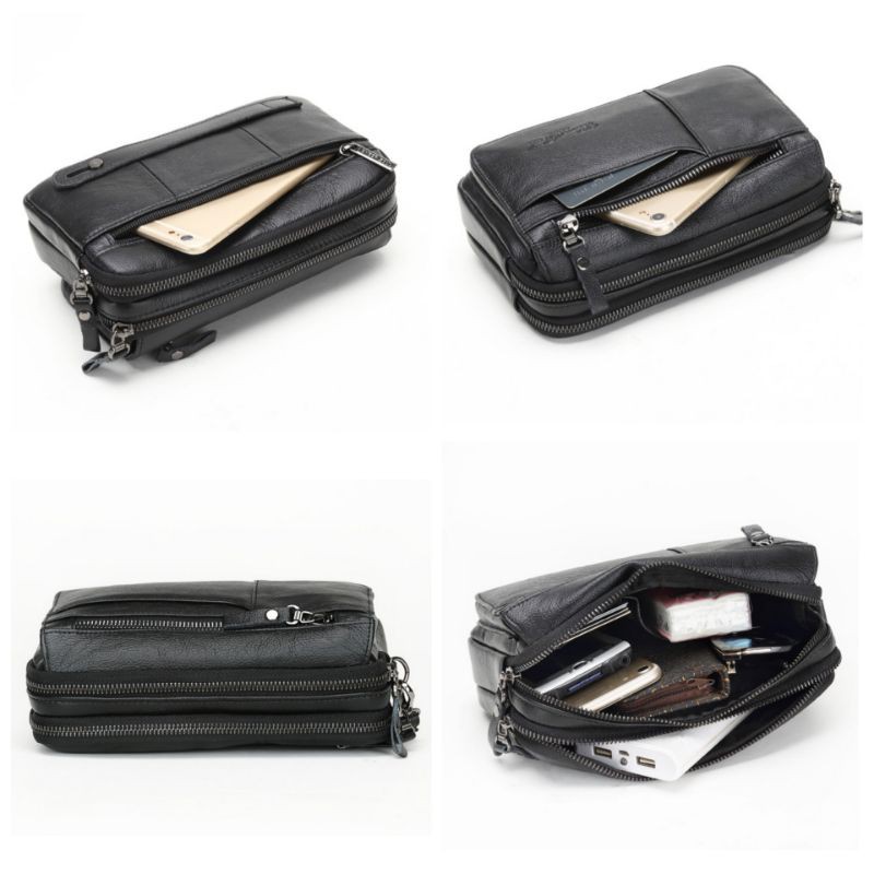 terlaris clutch handbag kulit cheer soul 2249 tas tangan pria import tas hp dompet hp