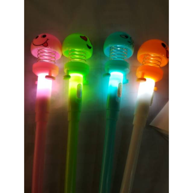 

Pen Gel Per EMOJI SMILE LAMPU unik isi 12 pcs