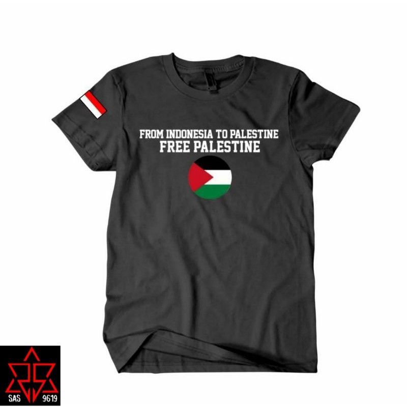 Kaos from Indonesia for Palestina / KAOS save Palestina / kaos dakwah islam / pria wanita terlaris