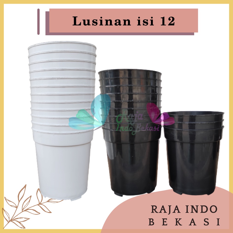 Lusinan Pot Usa Effiel 25 Putih Hitam Pot Tirus Tinggi Plastik 20 25 30 Putih Hitam Besar Tebal Lusinan Pot Eiffel Eifel Efiel Effiel 25