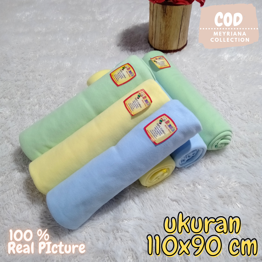 3 PCS Bedong Bayi Pernel Bayi Baru Lahir Rainbow Soft SNI Meyriana Collection