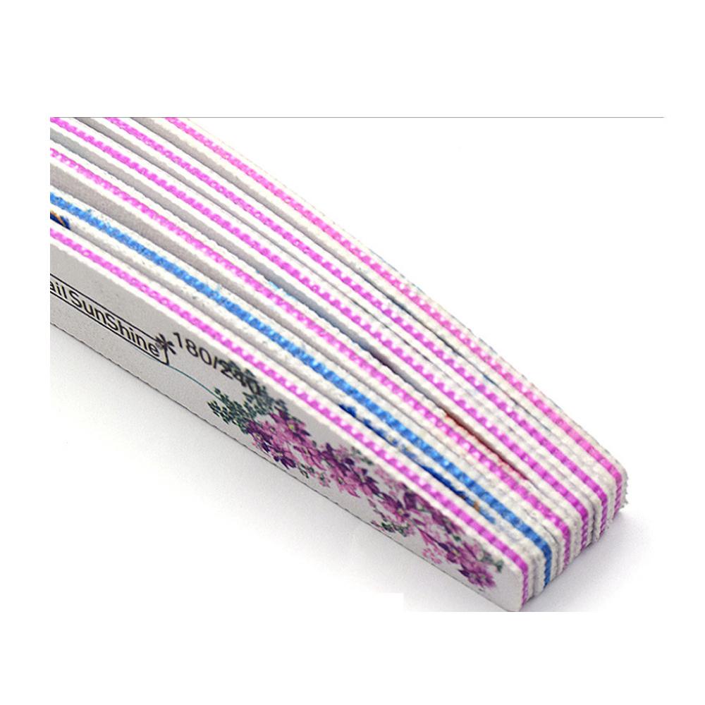 R-flower Nail File Profesional Dua Sisi Alat Kecantikan Manicure