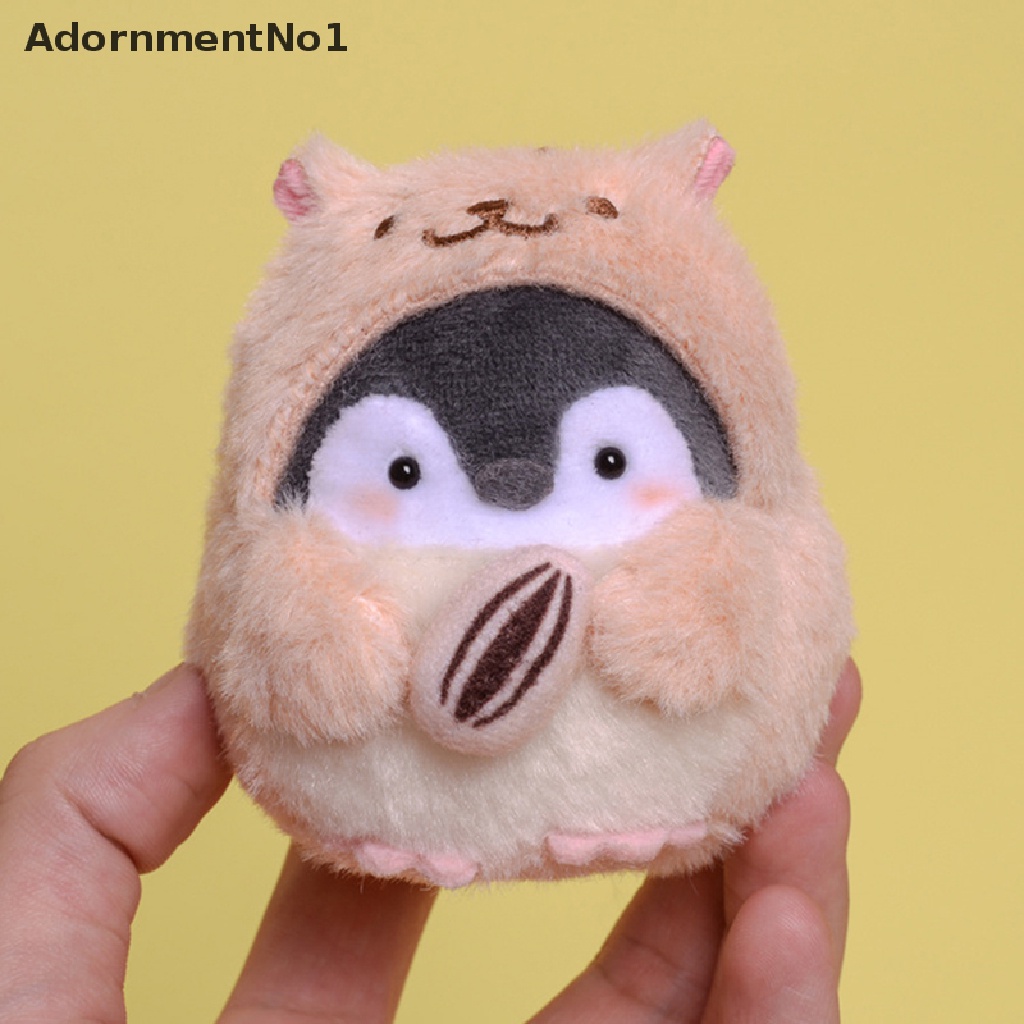 (AdornmentNo1) Gantungan Kunci Boneka Plush Penguin / Hamster Lucu