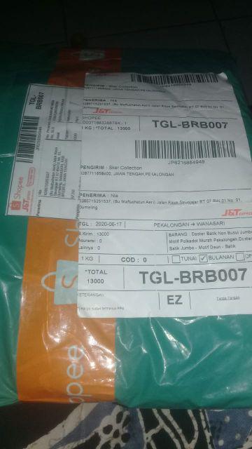 Daster Batik Jumbo - Motif Daun - Batik Pekalongan