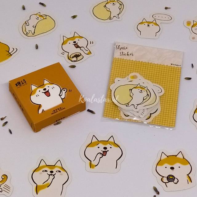 

Decorative Sticker LOVELY SHIBA