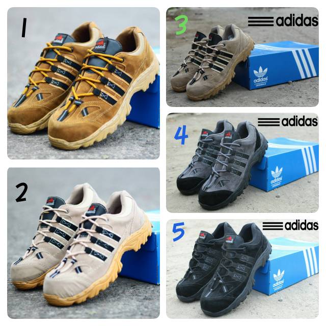 SEPATU CASUAL SAFETY ADIDAS  PRIA - TRACKING - CASUAL - HIKING - KERJA - PROYEK - SNAEKERS - KETS